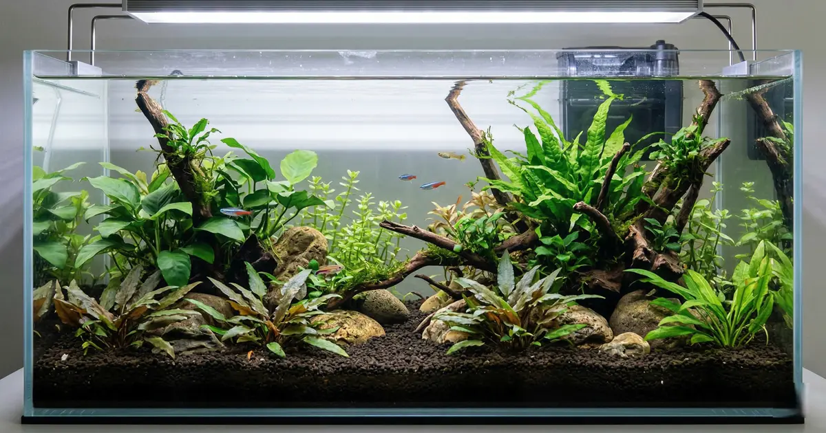 How to Set Up a Low-Tech Planted Aquarium: Complete Guide